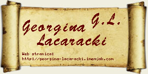 Georgina Laćarački vizit kartica
